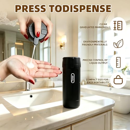 4-in-1 Travel Dispenser Bottles, 30ML Leak-Proof Set (4 Pack)
