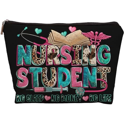 Nursing Student Makeup Bag, Nursing Student Gifts, Nursing Student Essentials, Future Nurse Gifts, Nurse Appreciation Gifts, Nurse Accessories, Nurse Graduation Gifts Cosmetic Bag Makeup Pouch