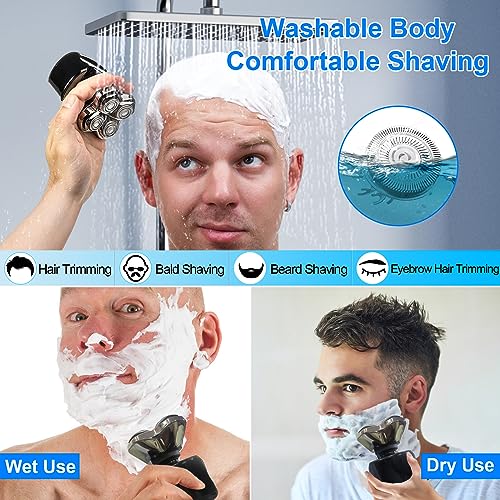 Shaver Replacement Blades compatible Skull Shaver for Pitbull Gold PRO/Pitbull Platinum Pro Shaver Heads (16 pcs)