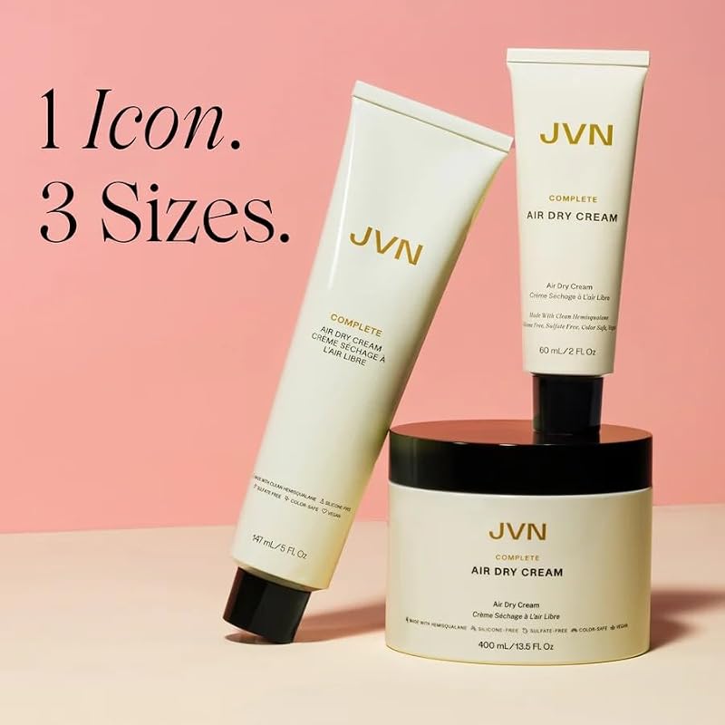 JVN No Heat Air Dry Cream 5 fl oz | Curly & Wavy Hair