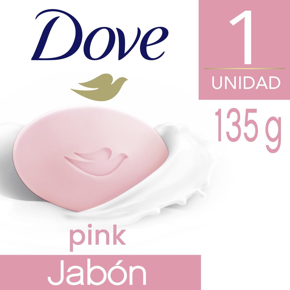 Dove Soap Pink/Rosa 4.75 Ounce / 135g, 4.75 Fl Ounce