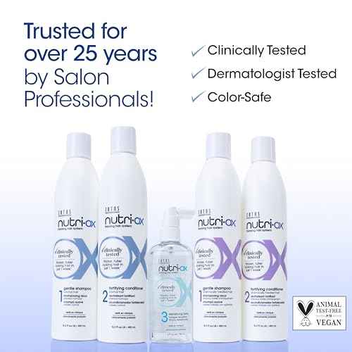 NUTRI-OX Fortifying Conditioner Normal for Thinning Hair | Thicker, Fuller-Looking Hair | Clinically & Dermatologically Tested | Peppermint | Color-Safe