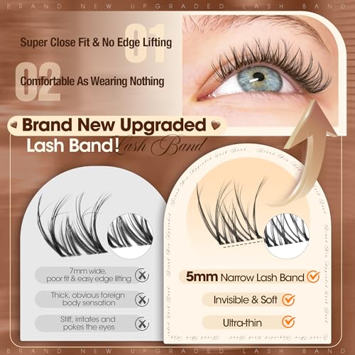 Spider Lash Clusters 8-16MM Wispy Eyelash Extensions