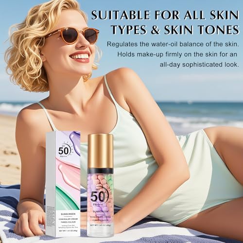 3-in-1 Color Correcting Face Primer SPF 50 PA+++ (2 Pack)