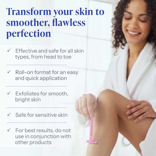 Tend Skin Razor Bump Solution Refillable Roll-On Solution For Unsightly Razor Bumps, Ingrown Hair And Razor Burns, Post Shaving and Waxing Toner for Men and Women, 2.5 Oz