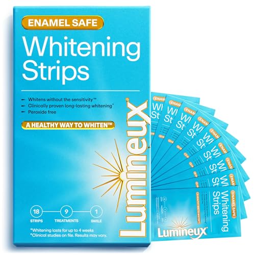 Lumineux Peroxide-Free Teeth Whitening Strips, 9 Treatments