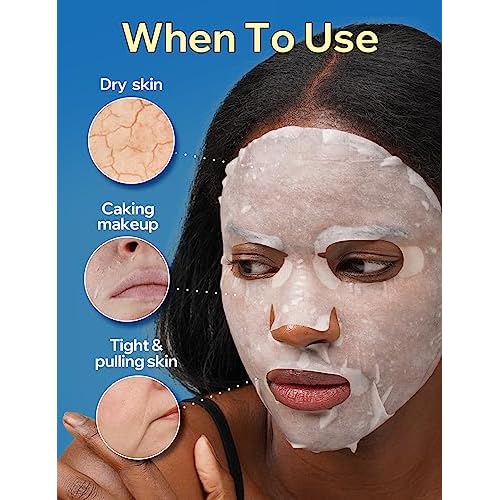 BANOBAGI Vita Genic Jelly Hydrating Face Masks Beauty w/Essence & 11 Vitamin Complex | Korean Face Mask Skin Care Sheet | Moisturizing Face Mask Facial Care for Dull & Dry Skin (1.8 fl oz, 10 Sheets)