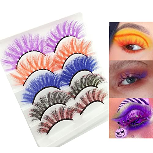 Colorful Mink Eyelashes 15MM - Reusable False Lashes
