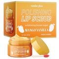 Sundae Glow Mango Vanilla Lip Scrub – Gentle Exfoliation, Hydration & Repair (1 Pack)