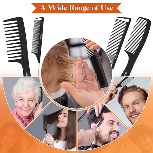 SALONSILK 4-Piece Professional Hair Comb Set