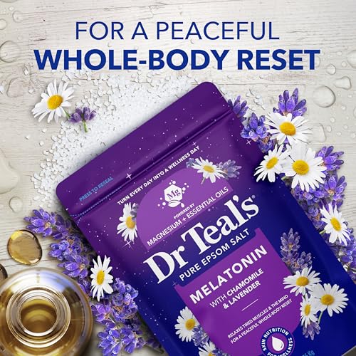 Epsom Salt Sleep Soak with Melatonin & Essential Oils, 3 lb