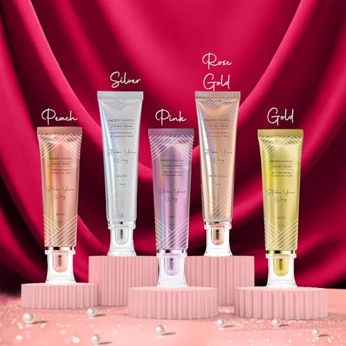 Faces Canada Strobe Cream Peach - Hydrating Highlighter, 30ml