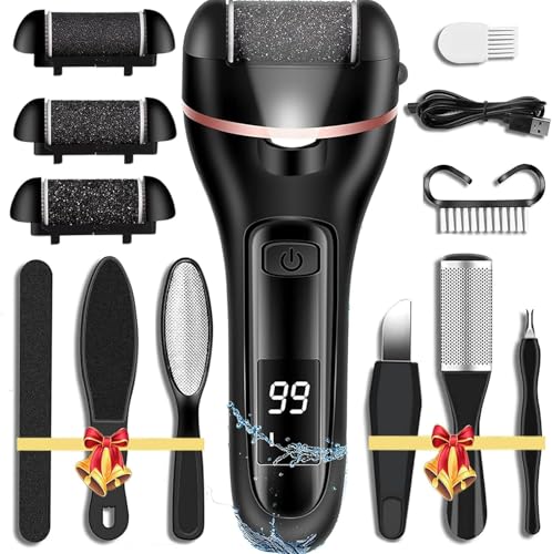 Electric Callus Remover for Feet - 13-in-1 Waterproof Foot File Kit