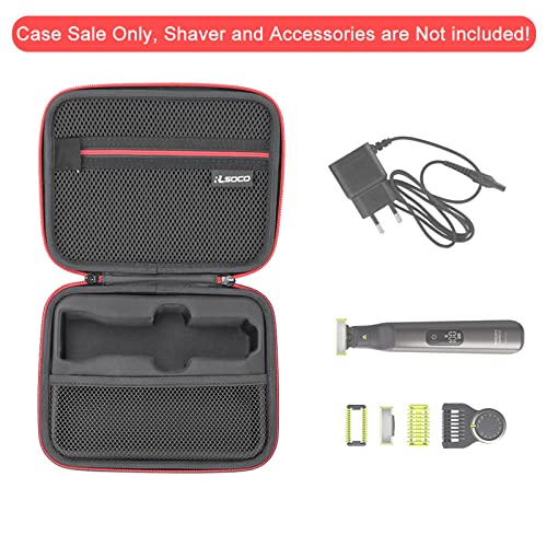 RLSOCO Hard Case Compatible With Philips QP6530/70,QP6530/80,QP6531/70,QP6550/70,QP6520/70,QP6510/20 Hybrid Electric Trimmer | Compact Design with YKK Zipper & Scratch Protection (Case Only)