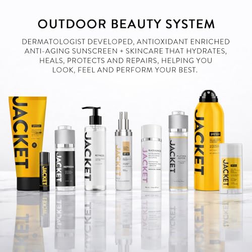Jacket Platinum Peptide Anti-Aging Serum - Advanced Medical Grade Peptide Technology for Faster Wrinkle Reduction, Skin Brightening & Rapid Collagen Production- Superior Hydration for Radiant Skin