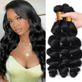 Loose Wave Human Hair Bundles 26 28 30 inch Natural Black
