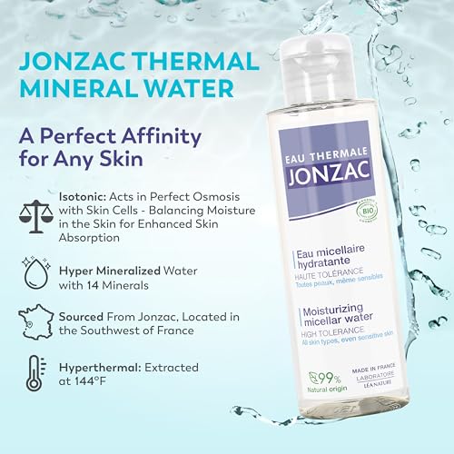 Jonzac Organic Micellar Water - Sensitive Skin Makeup Remover