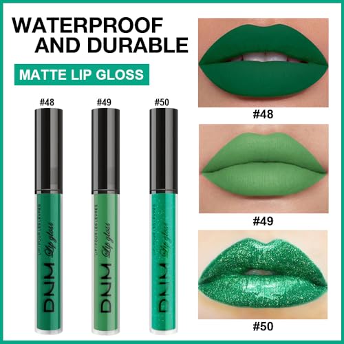 3-Piece Matte Liquid Lipstick Set - Long Lasting & Waterproof