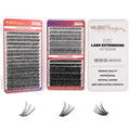 30D 40D 50D Lash Clusters Wispy - 640PCS DIY Eyelash Extensions