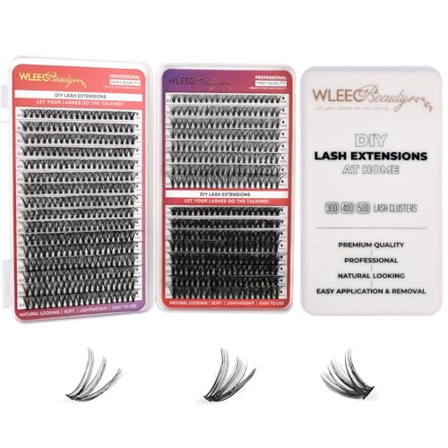 30D 40D 50D Lash Clusters Wispy - 640PCS DIY Eyelash Extensions