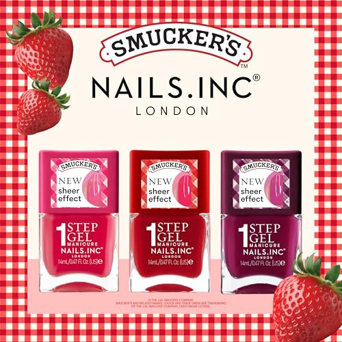 Nails Inc x Smucker's It's Topless Jelly Nail Polish - Sheer Berry Purple