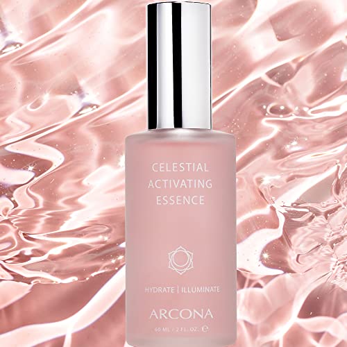 ARCONA Celestial Activating Essence - Rose Water Toner For Face, Organic Bergamot, Rosa Damascena Flower Oil, Chamomilla Flower Extract - 2 Fl Oz. Made In The USA