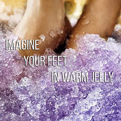 Lavender Jelly Pedicure Foot Soak Set (3 Pack) - Hydrating Spa Foot Gel