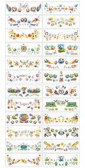Soccer Temporary Tattoos 24 Sheets - Waterproof Game Day Face Stickers