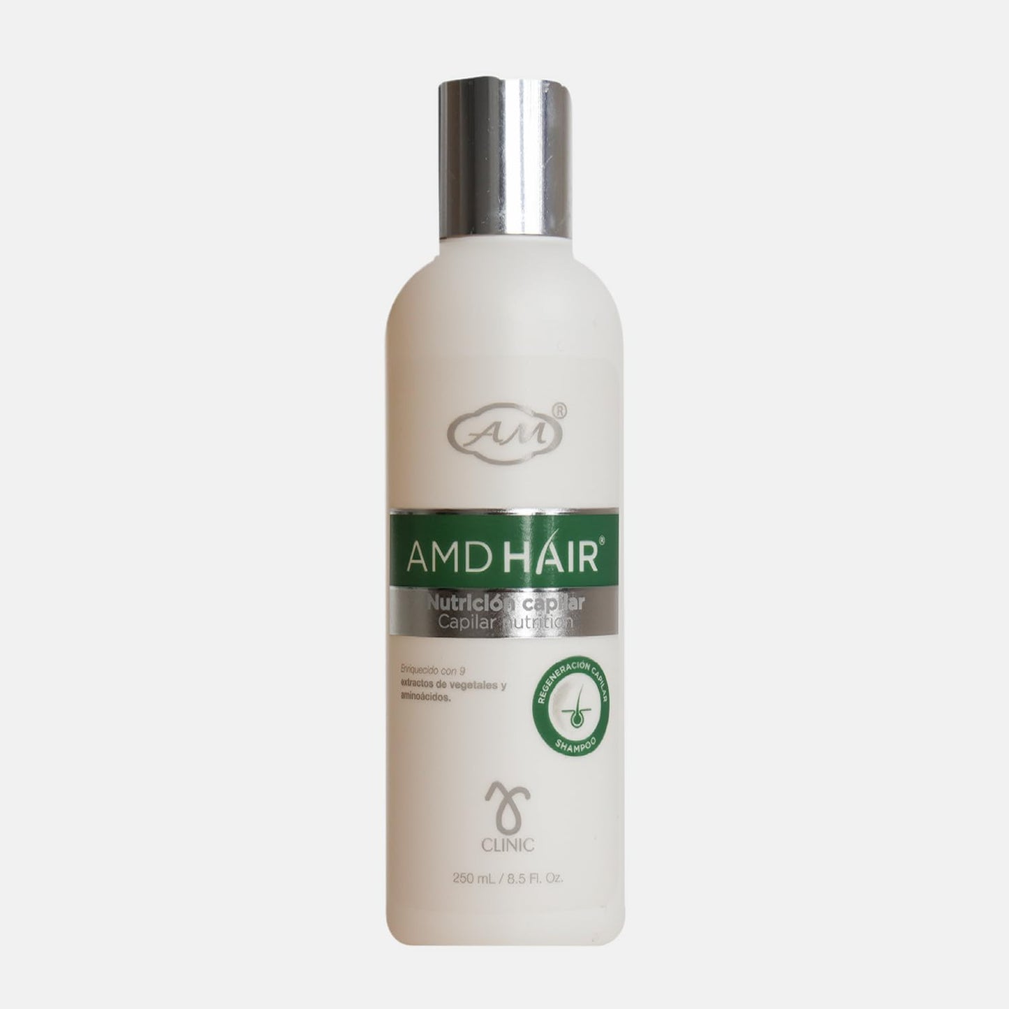 AM Armesso | AMD Capillary Regenerator Shampoo | Professional-Grade Hair Strengthening & Revitalizing Formula. Hair Density & Scalp Nutrition with Plant Extracts, Amino Acid & Bio Restore | 8.5 fl oz