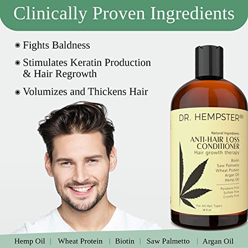 Hair Growth Conditioner for Thinning Hair - Biotin & Hemp
