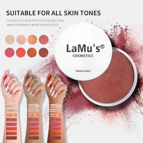 Moisturizing Miracle Balm Cream Blush – Hydrating Multi-Glow Stick