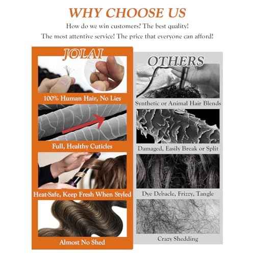 P1b/27 Human Hair Bundles Body Wave 2x6 Closure with Bundles 16 18 20+14 Inch, Honey Blonde Highlight Loose Wave Weave 12A Black Balayage Bundles with 2x6 Lace Sew In Closure