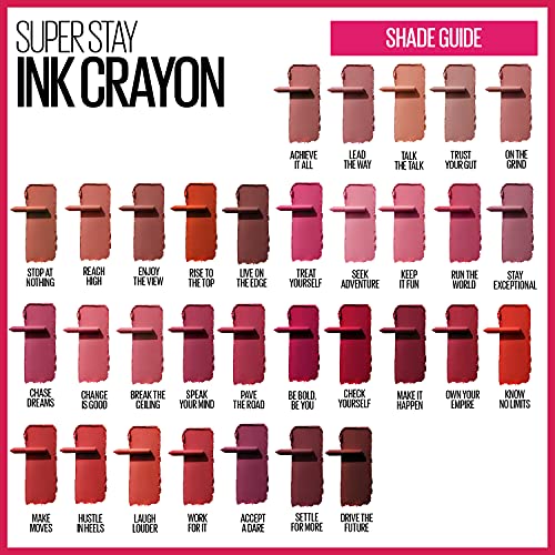 Maybelline Super Stay Ink Crayon Matte Lipstick