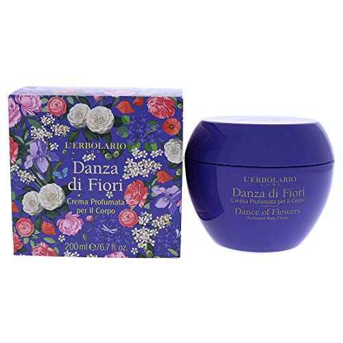 L'Erbolario Perfumed Body Cream ? Moisturizing Body Butter ? Nourishing Floral Blend ? Softening Skin Care with Camellia ? Dance of Flowers - 6.7 oz