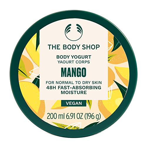 The Body Shop Mango Body Yogurt – Instantly Absorbing Hydration from Head to Toe – For Normal to Dry Skin – Vegan – 6.91 oz