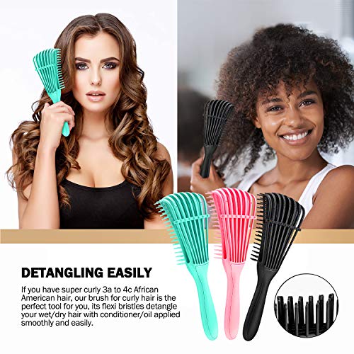 Detangling Brush for Curly & Kinky Hair 3a-4c