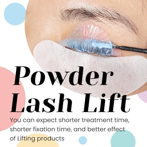 PERMANIA Super Mix Lash Lift Powder - Glue-Free Eyelash Perm Solution for Salon Use