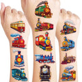 96 Piece Train Temporary Tattoos for Kids - Party Favors