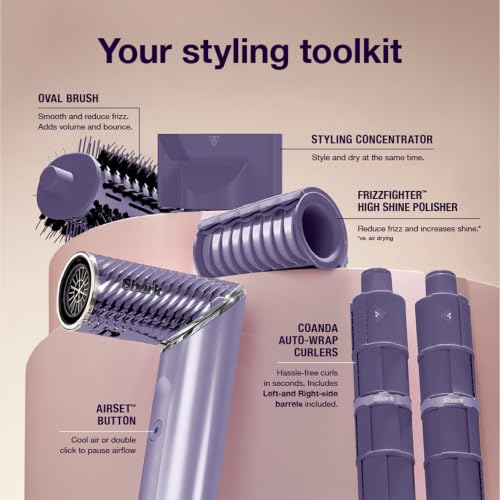 Shark FlexStyle IonCurl Air Drying & Curling System - Lilac