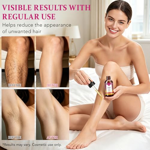 Cyperus Rotundus Hair Removal Oil - Natural Skin Soothing & Pore Refining, 2 Fl Oz