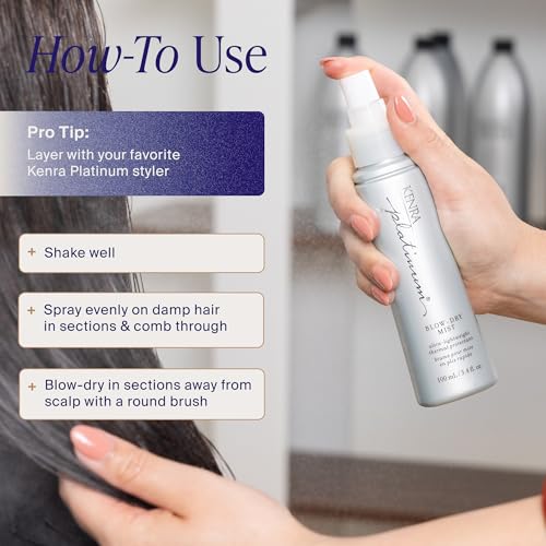 Kenra Platinum Blow-Dry Mist | Thermal Protectant Spray