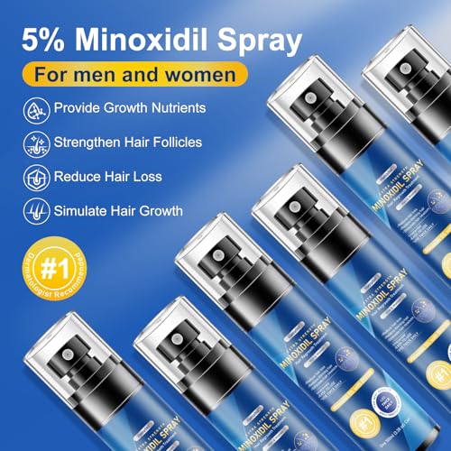 5% Minoxidil Spray for Men - Hair Growth Treatment
