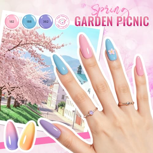 VANREESA 95-Piece Gel Nail Polish Kit with 48W UV Light and Electric Drill