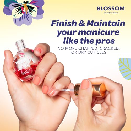 Blossom Cuticle Oil for Nails with Real Flowers - 0.5oz