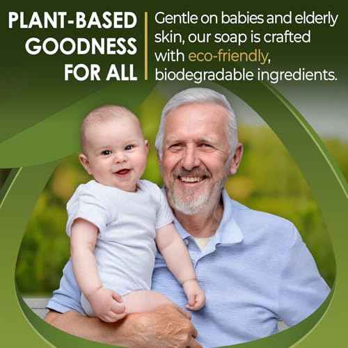 Blue Moon Elise All Natural Soap Bars Variety 4-Pack, Made with Organic Ingredients, Handmade in the USA, Moisturizing and Therapeutic for Face & Body, Sensitive Skin, Men & Women