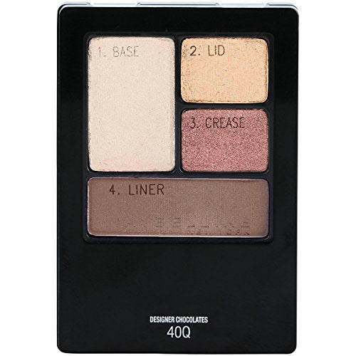 Maybelline Expert Wear Eyeshadow Quads, Designer Chocolates, 0.17 oz