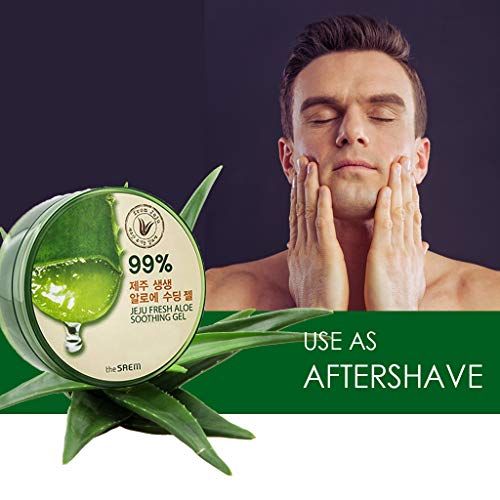THESAEM Jeju Fresh Aloe Soothing Gel 10.1 oz - 99% Aloe Vera