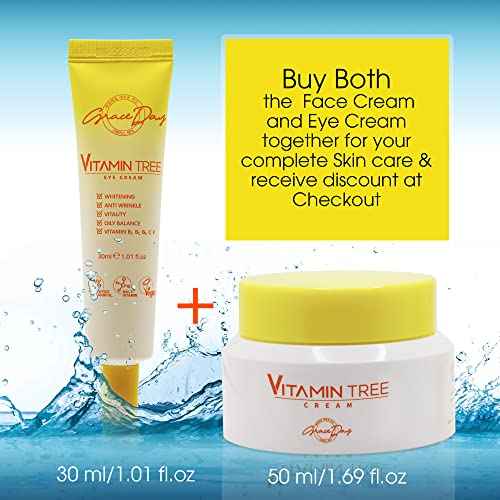 100% Certified Vegan Vitamin Tree Cream. Contains Vitamin C, Provitamin B5, vitamin E & B3. Effective Against Acne & Dark Spots and Sun Damage. Anti-Aging, Anti-Wrinkle Day and Night Cream with Natural Ingredients. 1,69 oz ? Made in Korea (Face Cream)