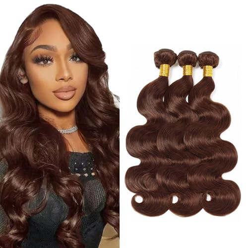 Brazilian Human Hair Bundles Dark Brown Body Wave 12-34 Inch 150g