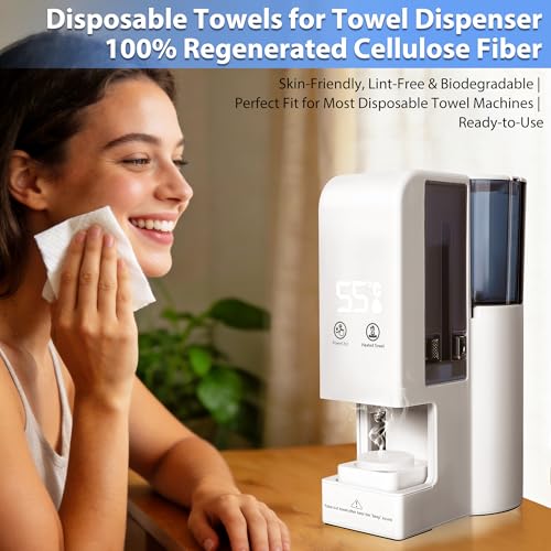 Hot Face Towel Warmer Machine with Steam, 5-Second Heating
